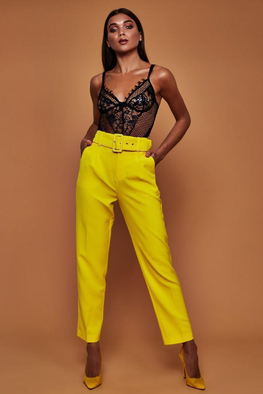 Pantalones Casuales de Cintura Alta para Mujer - Image 4