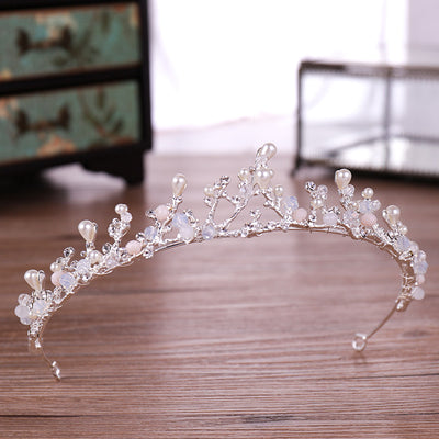 Tiara Infantil con Flores y Perlas para Damas de Honor - Image 6