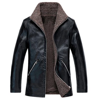 Abrigo de Invierno con Cuello de Solapa y Forro Grueso - Image 14