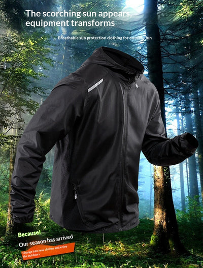 Ropa Deportiva de Seda de Hielo con Protección Solar y Secado Rápido para Hombre - Image 17