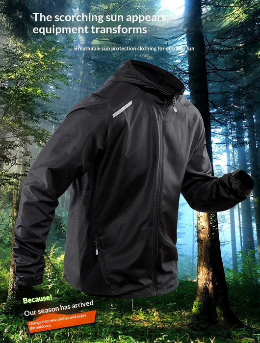 Ropa Deportiva de Seda de Hielo con Protección Solar y Secado Rápido para Hombre - Image 17