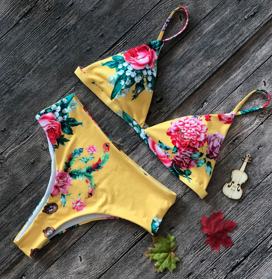 Bikini de Cintura Alta Estampado Leopardo y Serpiente - Diseño Explosivo y Sensual - Image 9