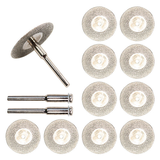 Set 10 Discos de Corte Diamantado 30mm para Herramientas Rotatorias Dremel