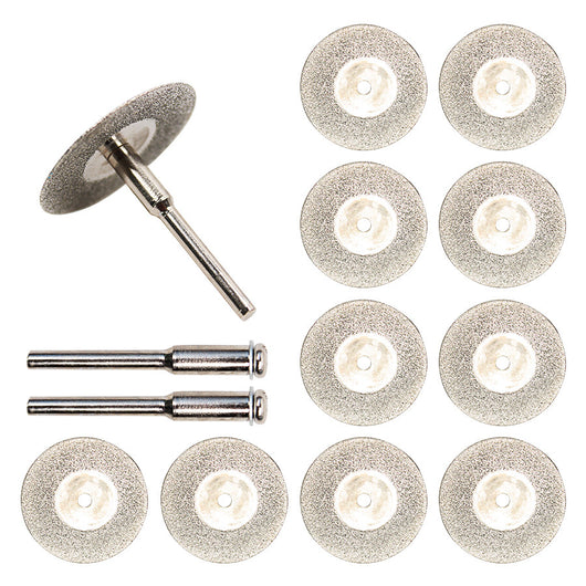 Set 10 Discos de Corte Diamantado 30mm para Herramientas Rotatorias Dremel