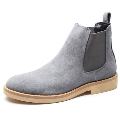 Botas Martin Cortas de Cuero Gamuza para Hombre - Estilo Británico - Image 14