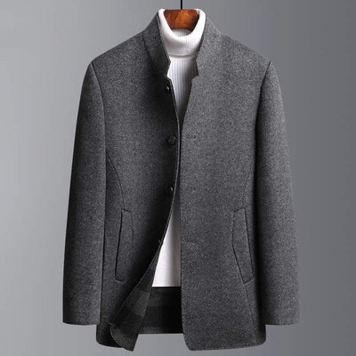 Abrigo de Lana Reversible para Hombre - Corte Medio - Image 5