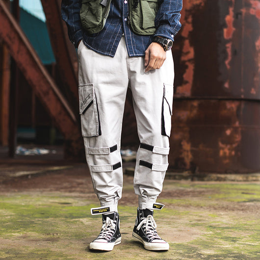 Pantalones deportivos con bolsillos múltiples para hombre - Image 38