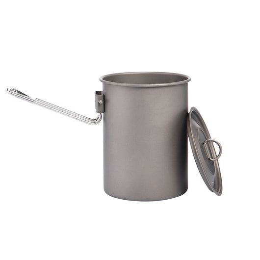 Olla de Titanio Puro 900ML para Camping - Image 8