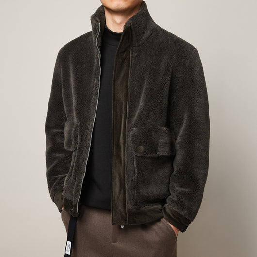 Chaqueta de Invierno para Hombre con Cuello de Pie - Abrigo Cálido Grueso Estilo Casual - Image 10