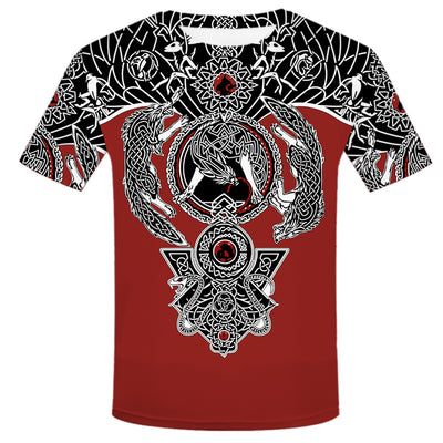 Playera Hombre Viking Tattoo - Diseño Moderno PLstar Cosmos - Image 3