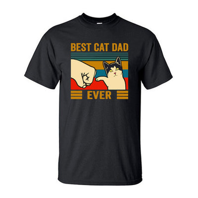 Playera con Estampado de Gatos Cuello Redondo Manga Corta - Image 7