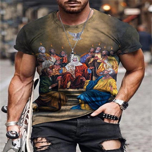 Playera Deportiva Personalizada con Impresión 3D Digital - Cuello Redondo Verano Hombre - Image 17
