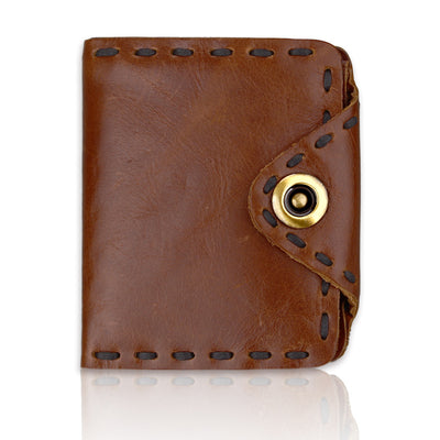 Billetera de Cuero Genuino Primera Capa para Hombre - Estilo Vintage - Image 2