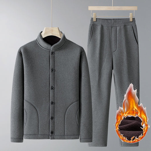 Traje Deportivo de Terciopelo Talla Grande para Hombre - Image 7