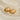 18K Gold Stainless Steel U-shaped Earrings