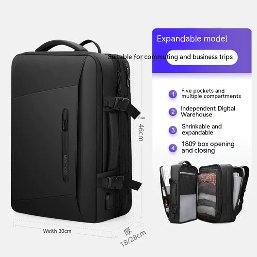 Mochila Ejecutiva Impermeable con Compartimiento para Laptop 17 Pulgadas - Image 10