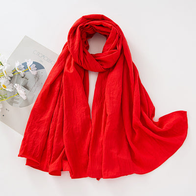 Pañuelo de Rayón Natural con Efecto Arrugado - Accesorio Versátil para Bolso - Image 55