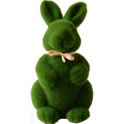 Conejito de Pascua de Musgo Natural - Decoración Escritorio Sala de Estar - Image 9