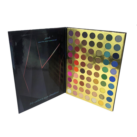 Paleta de 70 Sombras Oculares Mate y Perladas Multicolor - Image 4
