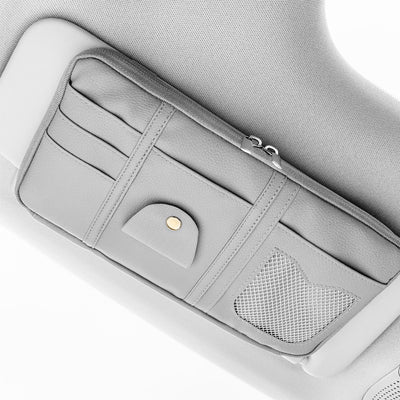 Organizador de Visera para Auto con Funda de Cuero Premium - Image 14