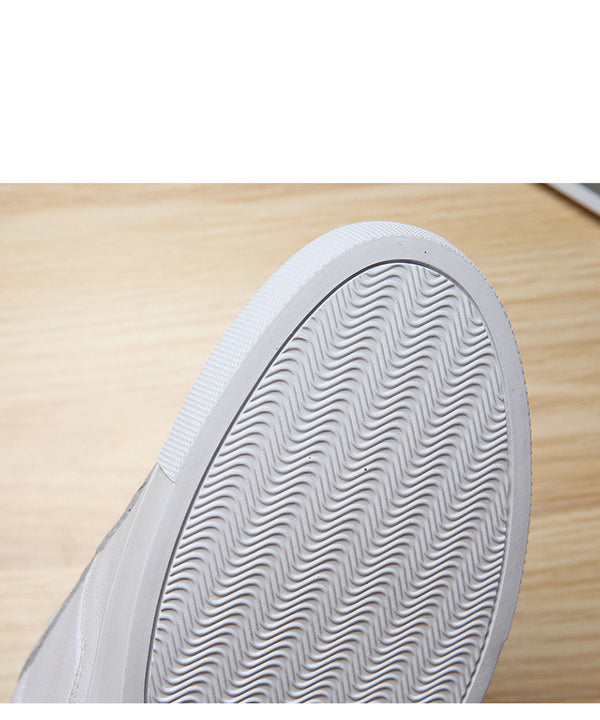 Zapatillas de Cuero Blancas para Hombre Estilo Oversized