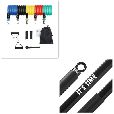 Set de 11 Piezas de Bandas Elásticas de Látex TPE para Fitness en Casa - Image 13