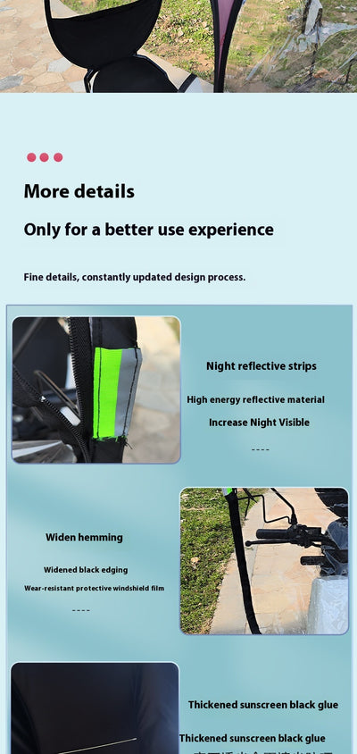 Toldo Protector Solar para Batería de Auto y Moto - Universal Cuatro Estaciones - Image 24