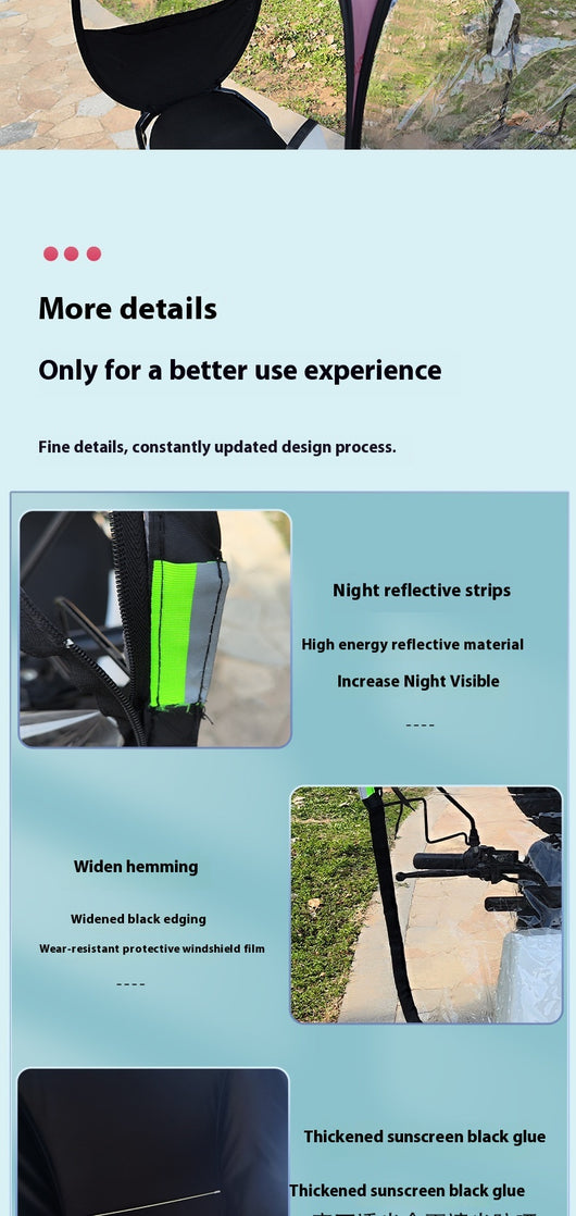 Toldo Protector Solar para Batería de Auto y Moto - Universal Cuatro Estaciones - Image 24