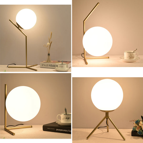 Lámpara de Escritorio Nórdica con Control Remoto - Luz Cálida Romántica para Dormitorio