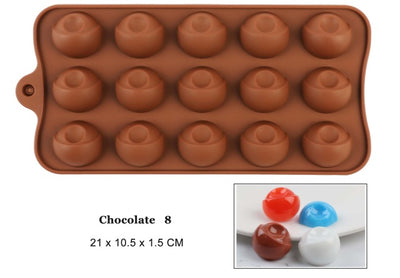 Molde de Silicona para Chocolate 29 Formas - Herramientas Antiadherentes para Repostería - Image 17