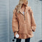 Suéter Abrigo Oversize de Felpa Premium