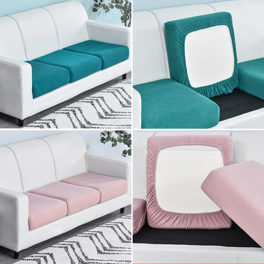Funda Elástica Protectora para Sofá de Color Puro