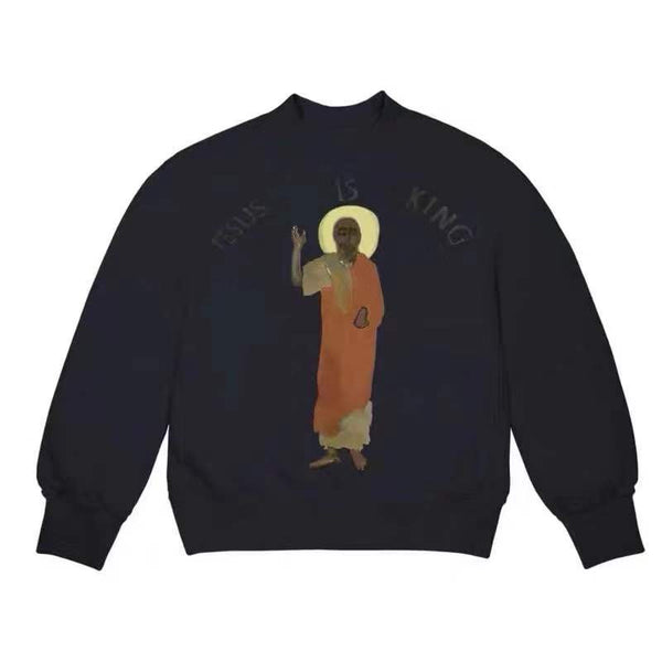 Sudadera Casual Jesus is King - Estilo Urbano Minimalista - Image 5