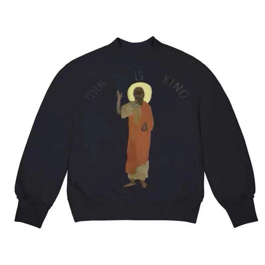Sudadera Casual Jesus is King - Estilo Urbano Minimalista - Image 5