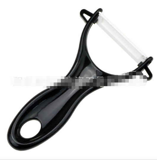 Juego de Cuchillo Cerámico 3 en 1 con Pelador - Utensilio de Cocina Negro Profesional - Image 2