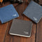 Carteira Bifold Masculina Fina em Lona e Jeans