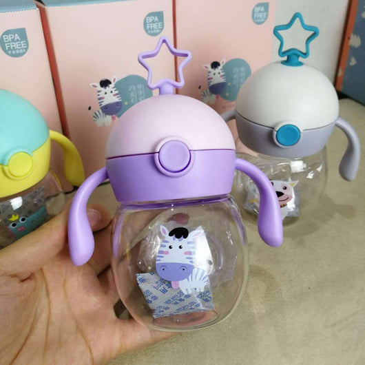 Vaso Infantil Antigolpes TRITAN Primavera-Verano con Pajita Ergonómica - Image 3