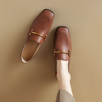 Zapatos Cómodos para Mujer con Punta Cuadrada - Uso Todo Año - Image 8