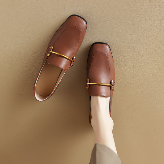Zapatos Cómodos para Mujer con Punta Cuadrada - Uso Todo Año - Image 8