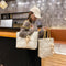 Bolso Tote de Cuero con Cadena Gruesa - Cartera Shopper de Gran Capacidad para Mujer