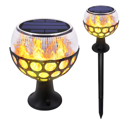 Lámpara Solar de Columna Esférica - Image 14