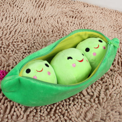 Almohada Peluche Vaina de Guisantes Grande - Juguete Suave Creativo para Niñas - Image 2