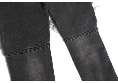 Jeans ajustados con rotos diseñados - Image 10