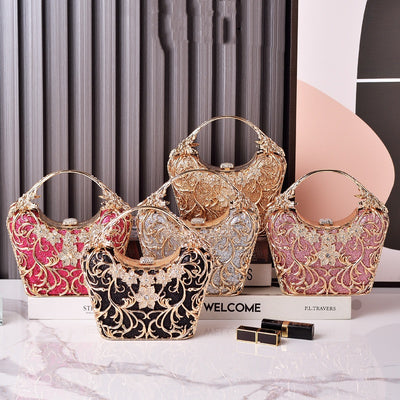 Bolso de Fiesta Calado Brillante para Banquete - Image 13