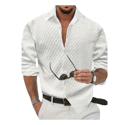 Camisa de Solapa Moderna para Hombre - Image 2