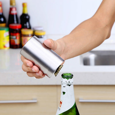 Abridor de Cerveza de Acero Inoxidable con Sistema de Presión - Image 11