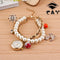 Reloj Pulsera Dama Perla y Ancla - Diseño Circular Elegante