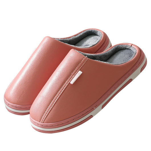 Pantuflas de Cuero PU para Pareja - Cómodas y Elegantes para Casa - Image 5