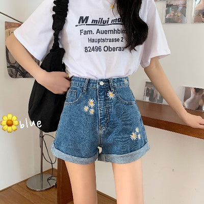 Shorts Baggy de Mezclilla Daisy con Pierna Ancha - Image 10