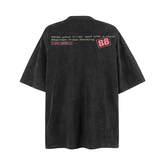 Camiseta Vintage con Estampado para Hombre - Image 3